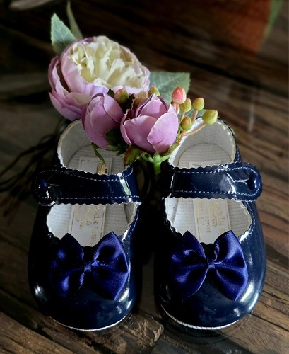 Baypods navy blue patent baby - baypods,
