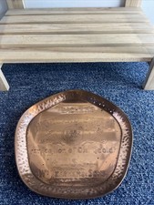 Vintage Copper Pub Tray , Teacher’s “ Highland Cream “ Scotch Whisky Distillers