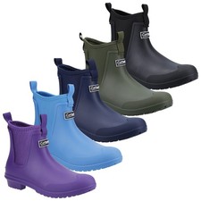 Cotswold Ladies Waterproof Short Wellington Boots Grosvenor Ankle Chelsea Dealer