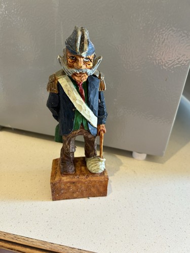Hand carved painted wooden - hand-carved,