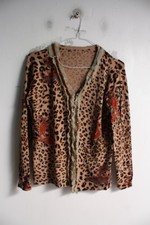 Vintage Womens Boho Leopard