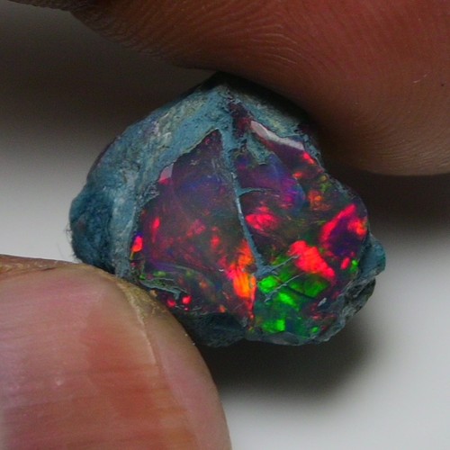 Natural black opal rough - natural,