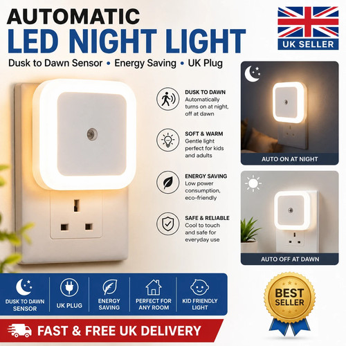 Automatic led night light - led, uk