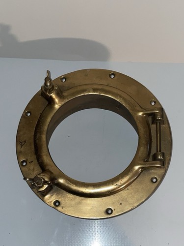 Vintage brass ship porthole - vintage,