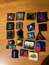 Various Military Cloth Badges