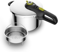 Tefal Secure 5 Neo Stainless Steel Pressure Cooker, 6L, Induction... 