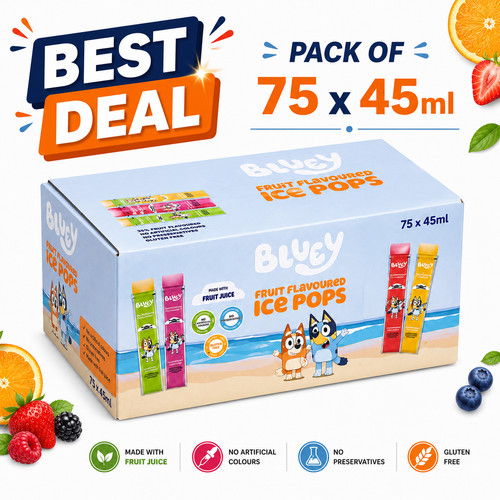 Bluey fruit flavoured - fruit, pops
