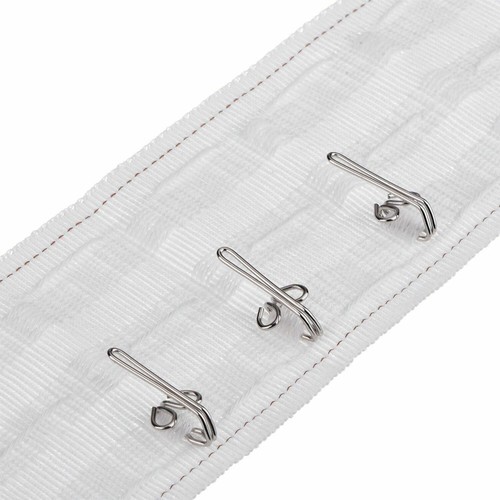Silver curtain hooks 100 new - x,