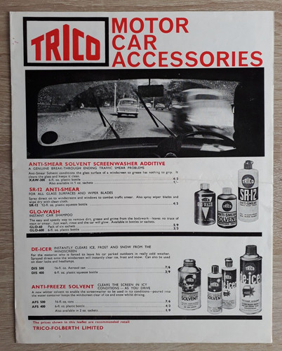 Trico accessories brochure - accessories,