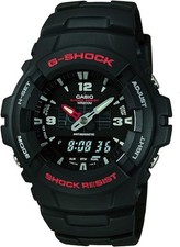 Casio G-100 G-Shock Men Watch - Black - Damaged Box