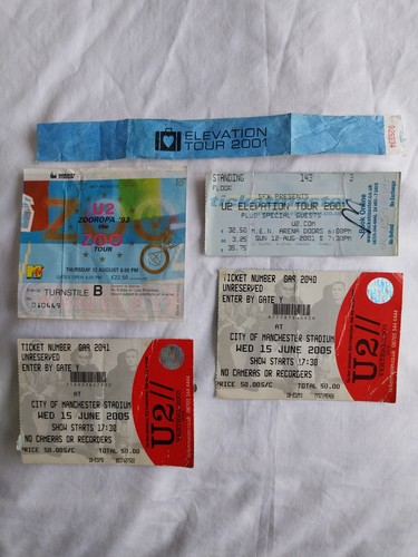 Used concert ticket stubs - ticket,