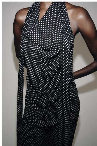 Collection halter neck dot - zw,