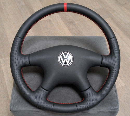 New leather steering wheel - leather, vw