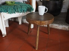 A Fantastic Small Cricket Table Or Large Three Leg Stool Ideal Small Coffee...