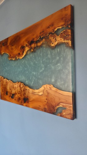 Wall art yew - with, smoky