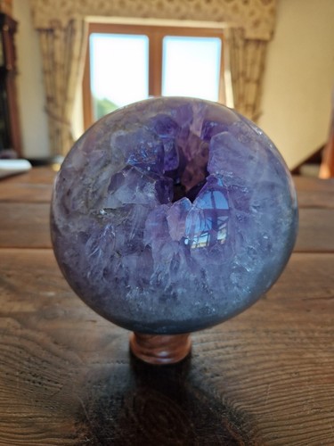 Huge giant amethyst sphere - /,