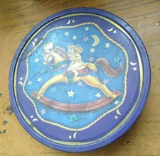 Vintage Cadburys chocolate biscuit Rocking Horse Christmas Tin