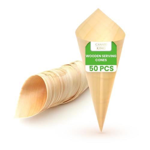 Pinewood serving cones ice - pinewood,