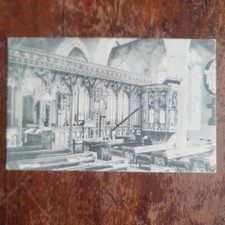 Harberton Church Screen & Pulpit, Frith's PC 25416, Posted 1904. Edwardian.