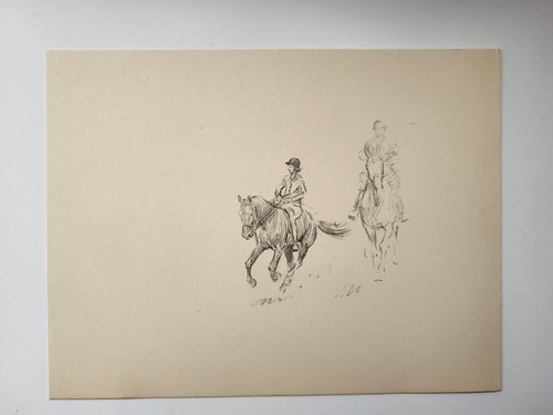 Antique leicestershire drawing - antique,