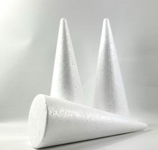 White Cone Polystyrene Plastic