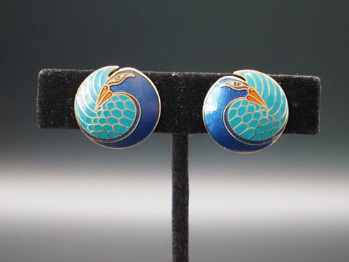 Luciana mynah bird - mynah, enamel