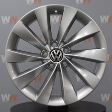 REFURBISHED Genuine 18" VW Scirocco Mk3 Interlagos silver ET41 wheel 3C8601025D