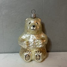 KURT ADLER GLASS POLAR BEAR