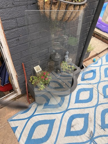 Tempered glass 119cm - x, 40cm