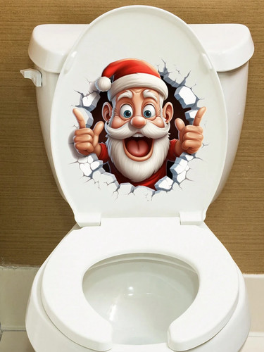 Creative christmas toilet - christmas,