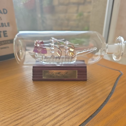 The mary rose ship model - ship, glass