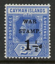 Cayman islands 1917 war tax - islands,