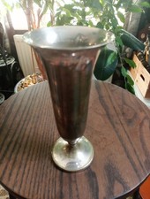 VINTAGE EPNS Trumpet Bud Vase