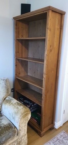 Ikea wood bookcase - wood,