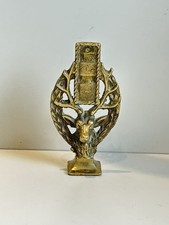 English Brass Stag Deer Desk