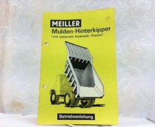 Meiler Mulden-Hinterkipper mit