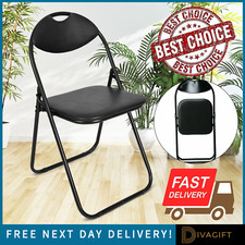 BLACK FOLDING CHAIR FOLDABLE