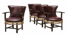 Chairs, Continental, Burgundy