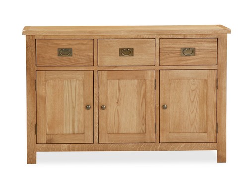 Oak large sideboard cupboard - oak,