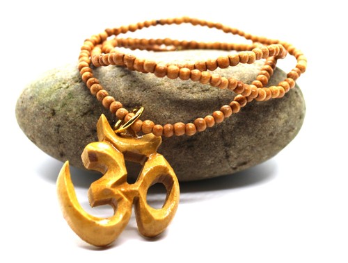 Necklace yoga spiritual aum - om,