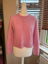 Zara Pink 100% Wool Cardigan