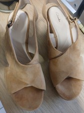Clarks Ladies Sandals Cork