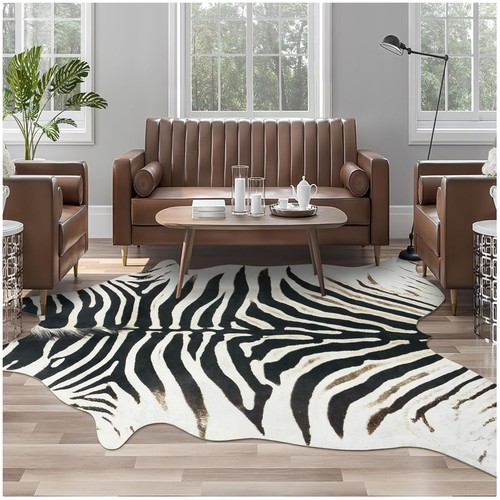 Zebra hide rug animal - hide,