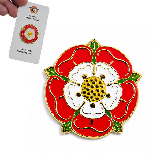 Tudor rose pin - pin, badge