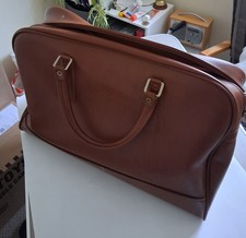 Vintage Tan Sports/Weekend Bag