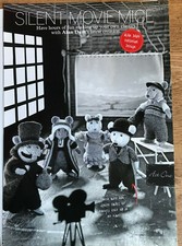 KNITTING PATTERN Alan Dart 5 Silent movie mice toys - Mouse toy director 15cm DK