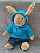 Bhs. Hot Water Bottle Cover.Peter Rabbit In Blue Jacket .Soft Toy. Collectible.