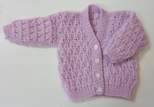 Hand knitted babies - babies, cardigan