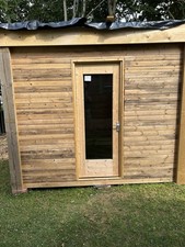 Ex Display Cabin, 3mm x 3mm Walls 45m Corner Posts 180m x 180m T&G Floorboards,
