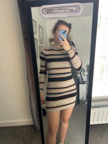 Select short stripy jumper - stripy,